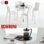 scavolini loop snow Table & chair 250