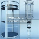 Elevator thang máy  download 3dmodel free 3d model  Maxbrute 3