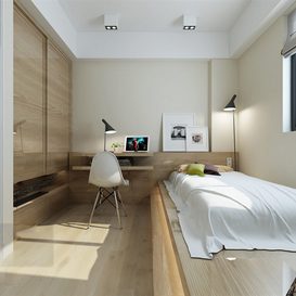 3d66 Bed room  A024-modern-style  download  free  3dsmax