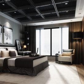 3d66 Bed room  A031-modern-style  download  free  3dsmax