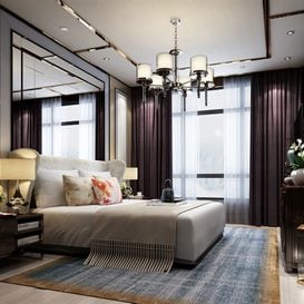 3d66 Bed room  B007-post-modern-style  download  free  3dsmax