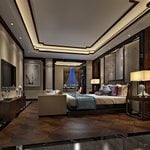 3d66 Bed room  C019-chinese-style