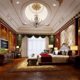 3d66 Bed room  D006-european-style  download  free  3dsmax