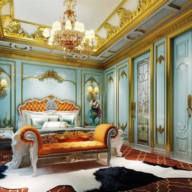 3d66 Bed room  D025-european-style  download  free  3dsmax