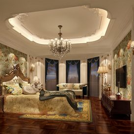 3d66 Bed room  D026-european-style  download  free  3dsmax
