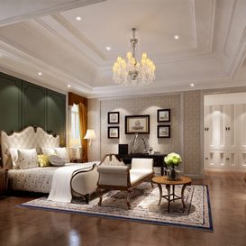 3d66 Bed room  D029-european-style  download  free  3dsmax