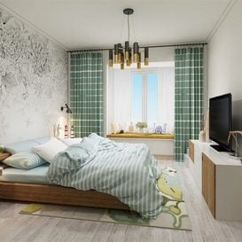 3d66 Bed room  M003-other-style  download  free  3dsmax