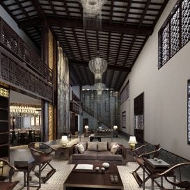 3d66 Living room  C001-chinese-style  download  free 3d model