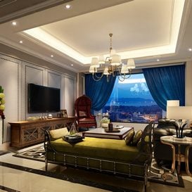 3d66 Living room  D047-european-style  download  free 3d model