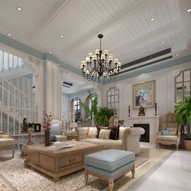 3d66 Living room  E011-american-style  download  free 3d model