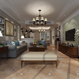 3d66 Living room  E021-american-style  download  free 3d model
