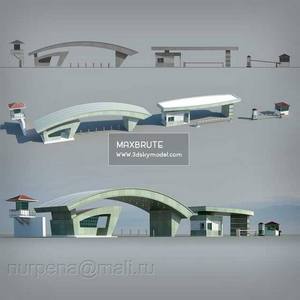 Gate Cánh cổng  Download -3d Model - Free 3dmodels-  Maxbrute  18