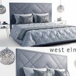 west elm upn Bed  giường 540