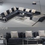 divan baxter joyce 2 sofa 3dmodel  635