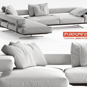 Flexform wing sofa 3dmodel  675