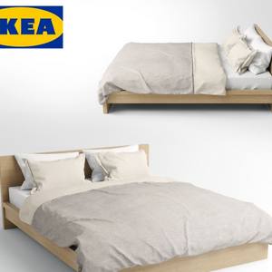 Ikea bed 3dskymodel -Download 3dmodel- Free 3d Models   194