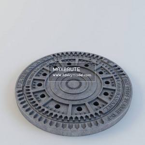 sewer cover nắp cống  Download -3d Model - Free 3dmodels-  Maxbrute  29