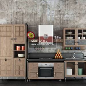 Kitchen Tủ bếp - Download 3d Model - Free 3dmodels  Maxbrute 11