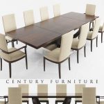 Century DINING  DARK WOOD Table & chair 45