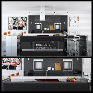 Kitchen Tủ bếp - Download 3d Model - Free 3dmodels  Maxbrute 14