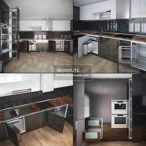 Kitchen Tủ bếp - Download 3d Model - Free 3dmodels  Maxbrute 16