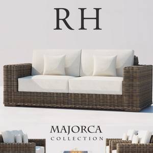 RH MAJORCA COLLECTION sofa 3dmodel  125