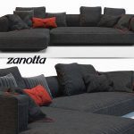 Pianoalto black sofa 3dmodel  129