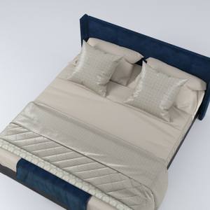 bed with linen 3dskymodel -Download 3dmodel- Free 3d Models   254