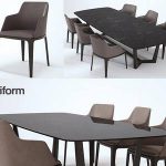 poliform Concorde   Grace Table & chair 5