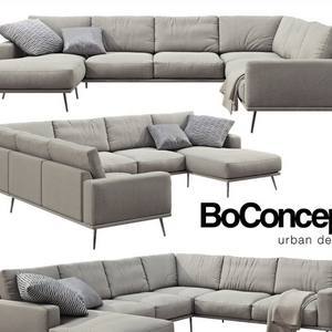 Boconcept  Carlton black sofa 3dmodel  142