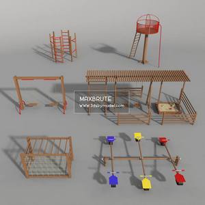Playground Sân chơi  Download -3d Model - Free 3dmodels-  Maxbrute  39