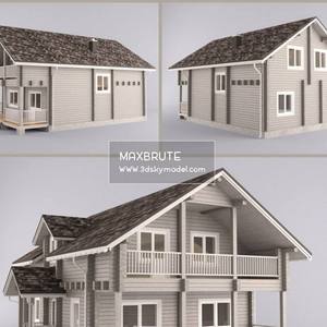 Cottage Nhà tranh  Download -3d Model - Free 3dmodels-  Maxbrute  12