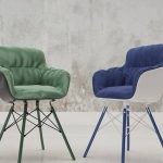 Flow Armchair Textile MDF Italia  Chair  ghế 203