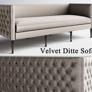 Velvet Ditte sofa 3dmodel  212