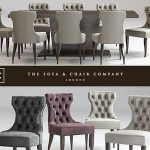 Guinea dining  Langham Table & chair 100