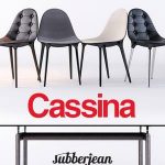 Cassina Caprice LC6 s 2011  vray Table & chair 107