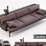 Cassina 288 Sled Three Seater sofa 3dmodel  229