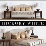 Hickoty white bed  giường 298