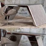 Restoration Hardware Aviator desk Table & chair 116