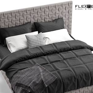 FLEXTEAM MARCEL Bed 3dskymodel -Download 3dmodel- Free 3d Models   311