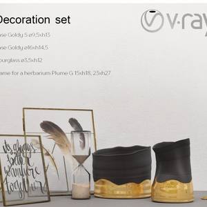 Decorative set 3dskymodel -Download 3dmodel- Free 3d Models   347
