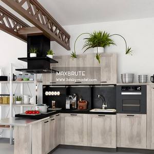 Kitchen Tủ bếp - Download 3d Model - Free 3dmodels  Maxbrute 36