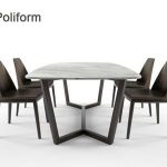 poliform concorde Table & chair 132