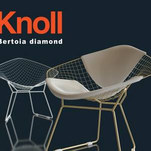 Knoll_Bertoia_Diamond_Lounge_Adult Chair 3dskymodel -Download 3dmodel- Free 3d Models   266