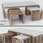 FLEXFORM Tindari Products Table & chair 146