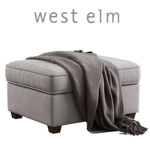West Elm_Henry Ottoman  3dskymodel -Download 3dmodel- Free 3d Models   49