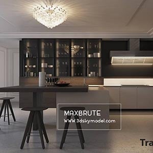 Kitchen Tủ bếp - Download 3d Model - Free 3dmodels  Maxbrute 40