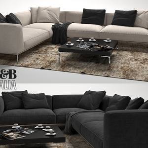 B&B italya sofa 3dmodel  392
