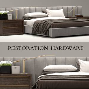 RH restoration hardware vertical Bed 3dskymodel -Download 3dmodel- Free 3d Models   377