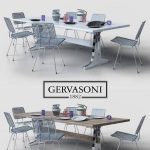 gervasoni   brick Table & chair 185